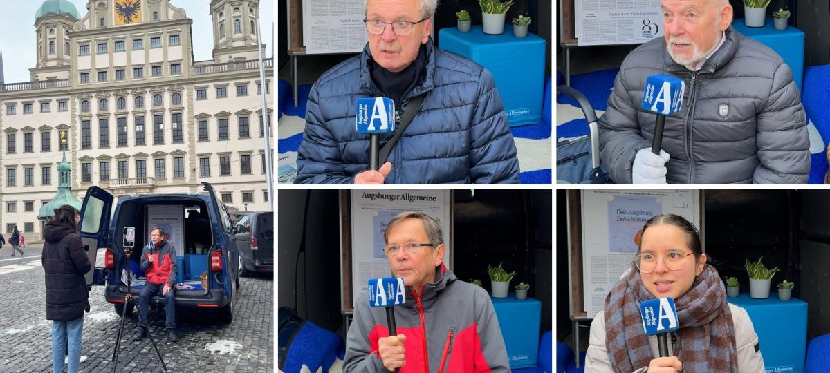 Von Staatstheater bis Begrünung: Das beschäftigt die Menschen in der Augsburger Innenstadt