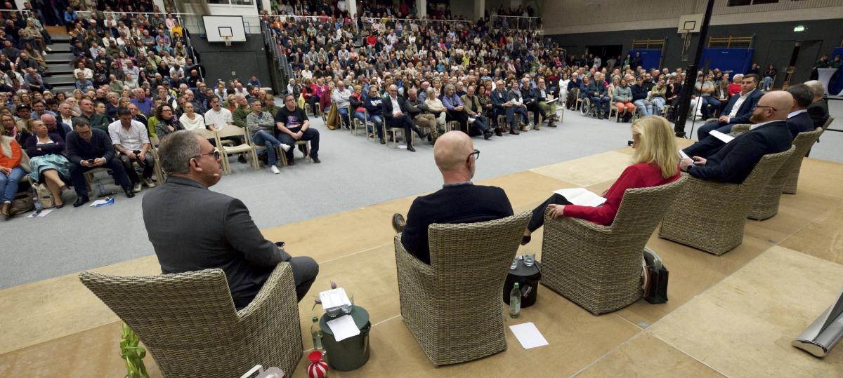 Unsere Bilder von der Podiumsdiskussion des Dießener Gewerbeverbands