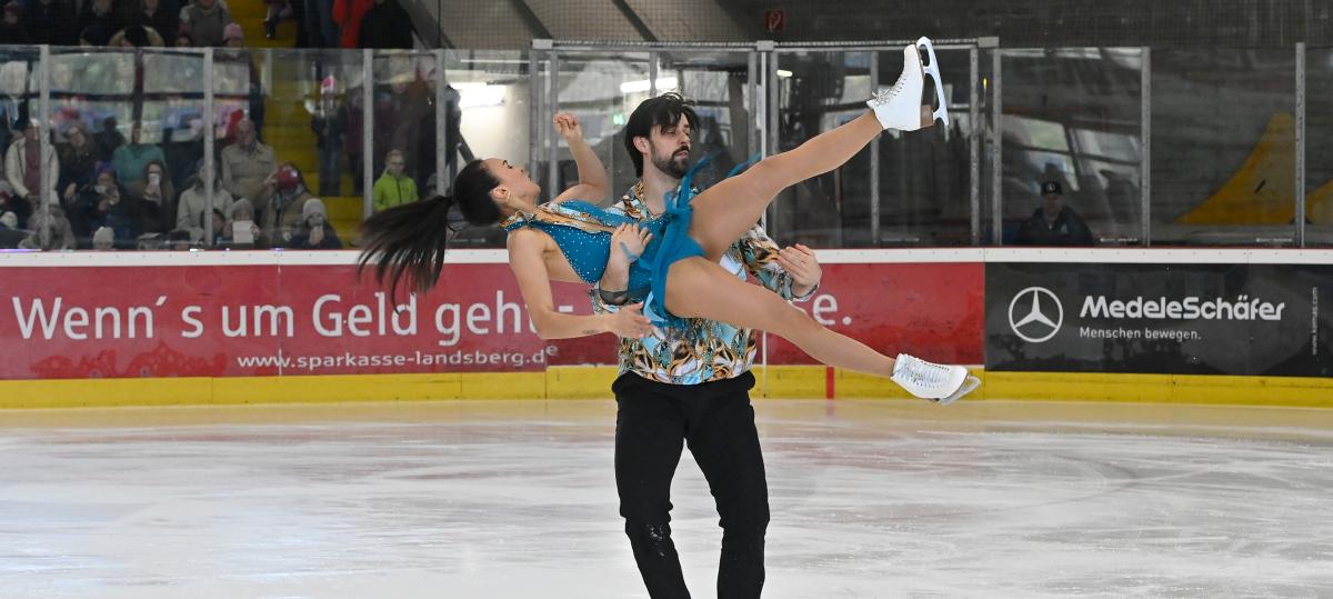 Bei der Eiskunstlauf-Gala in Landsberg ist ein Hauch von Olympia zu spüren