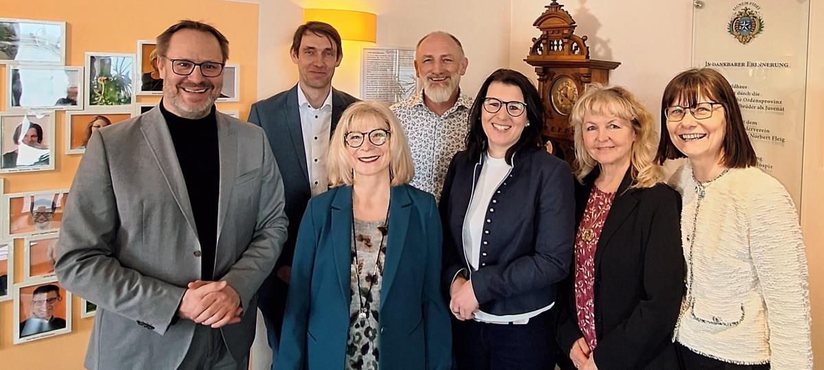 Hoher Besuch im Benild-Hospiz