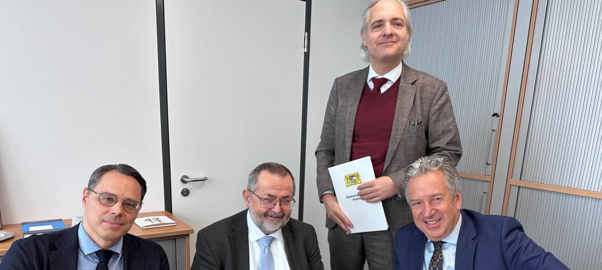 Neuer Generalstaatsanwalt Wimmer zu Besuch in Augsburg