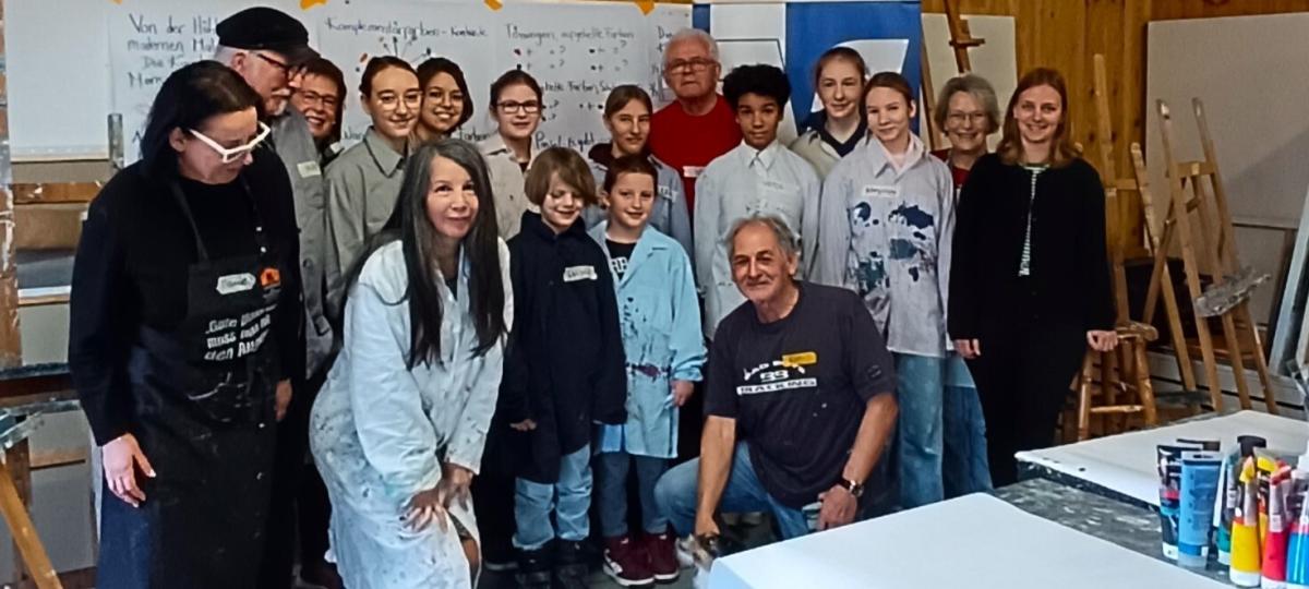 Wo aus Talenten Künstler werden „Ein Tag im Atelier“