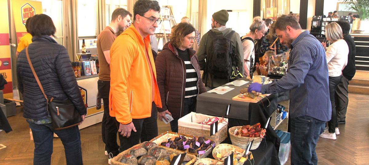 Rund 40 Aussteller laden bei der Genussmesse „Brobiera“ in Neu-Ulm zum Probieren ein