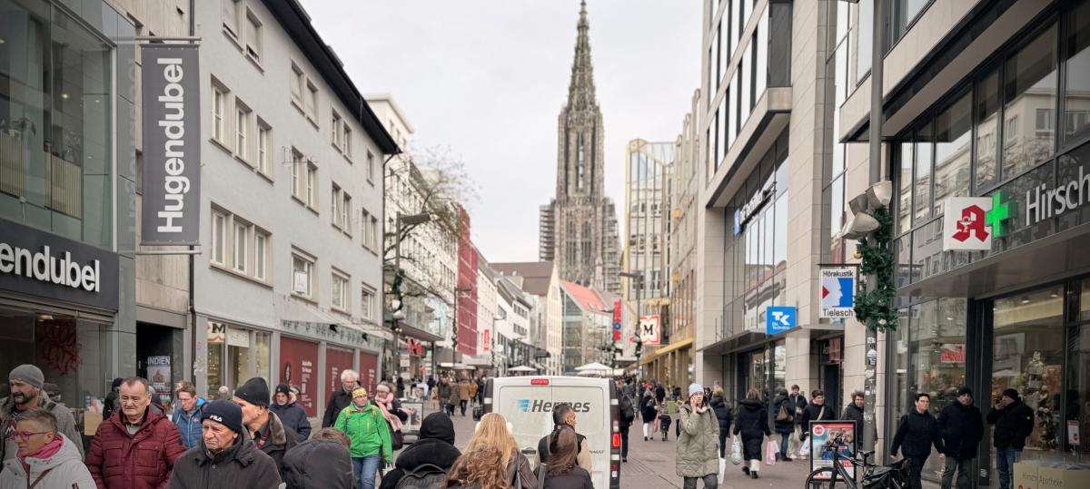 Viele Menschen, wenig Umsatz: Freud‘ und Leid in der Ulmer Fußgängerzone