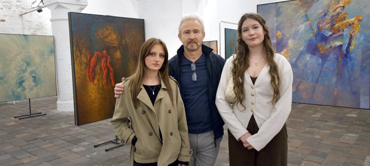 Drei Künstler haben das Auge im Blick