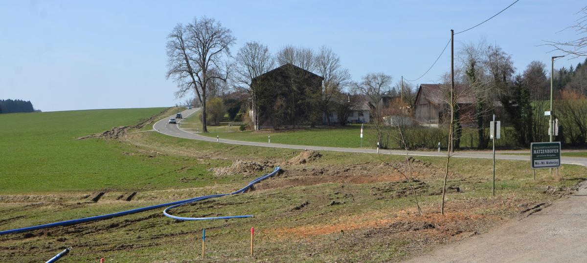 Bald fließt Wasser aus Unterroth nach Matzenhofen