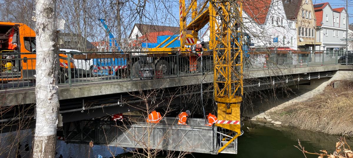 Experte bestätigt: Günzbrücke in Babenhausen bleibt einseitig auf unbestimmte Zeit gesperrt
