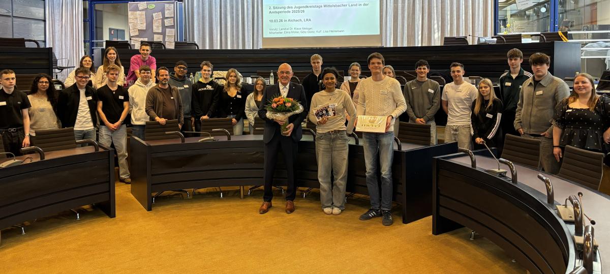 Jugendkreistag wählt seine Sprecher und verabschiedet den Landrat