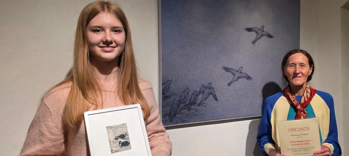 Anna Ströbel und Marianne Mostert mit Franz-Martin-Kuen-Kunstpreis ausgezeichnet