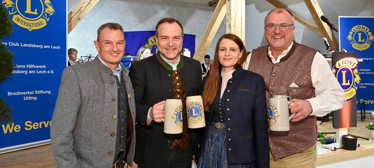 Der Lionator-Starkbieranstich des Lions Club Landsberg