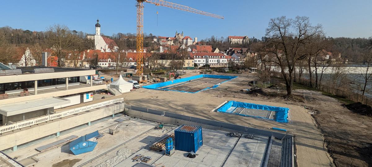 Baustelle Inselbad: Ab wann kann heuer gebadet werden?