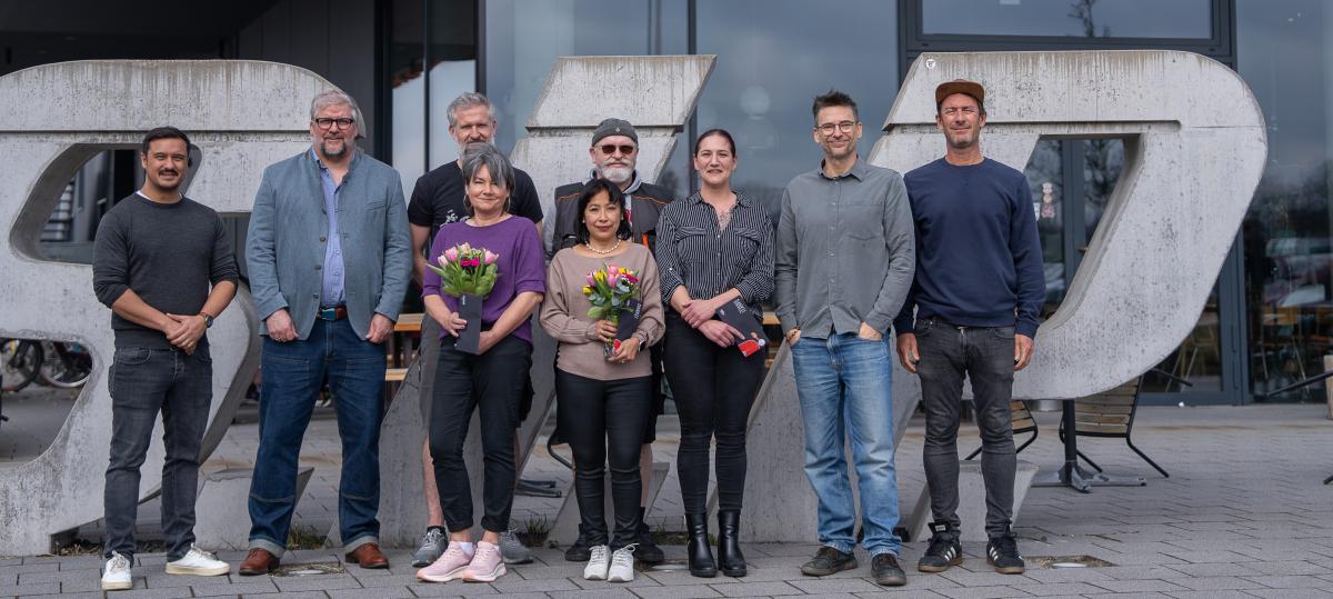 Ehrung langjähriger Mitarbeiter bei SIP Scootershop