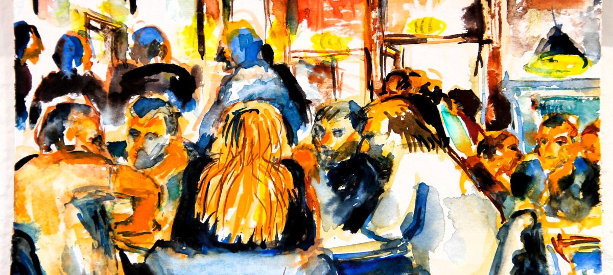 Ein Hauch von Boheme und Zigarettenqualm: „Wilder Mann“-Revival im Ulmer Kunstraum West