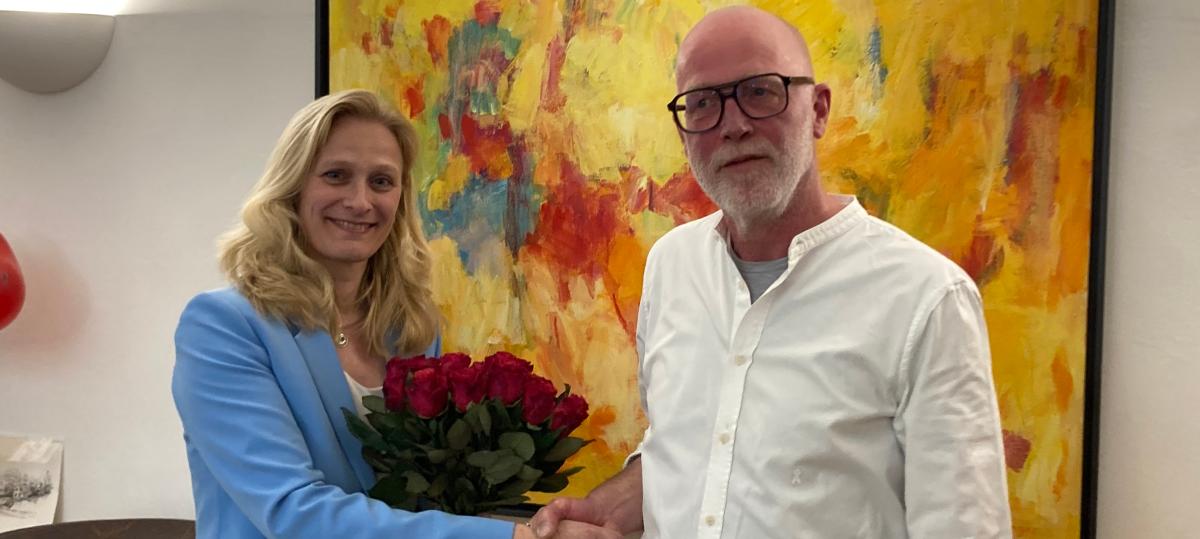 Bürgermeisterin Sandra Perzul geht mit einem knappen Sieg in die zweite Amtszeit