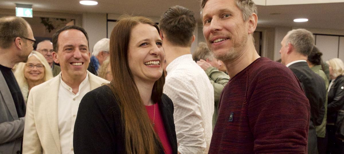 Grüne Wahl-Sensation im Landkreis Landsberg: Unsere Bilder vom Wahlabend im Landratsamt