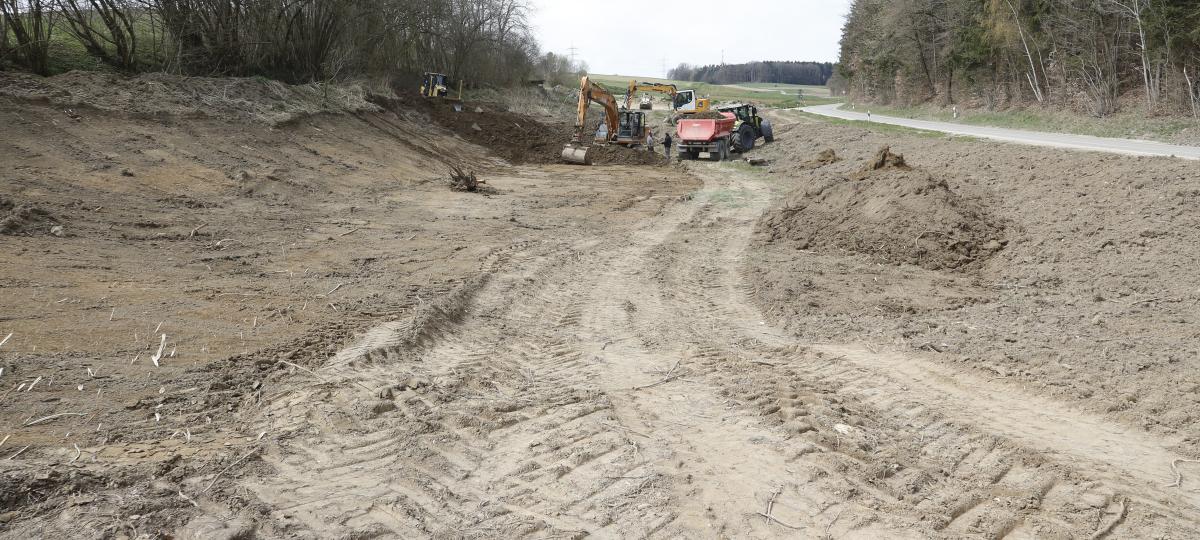 Kulturgraben Griesbeckerzell: Der nächste Bauabschnitt hat begonnen