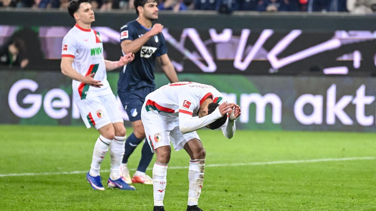 FCA-Einzelkritik nach 2:2 gegen Hoffenheim: Das sind die Noten der ...