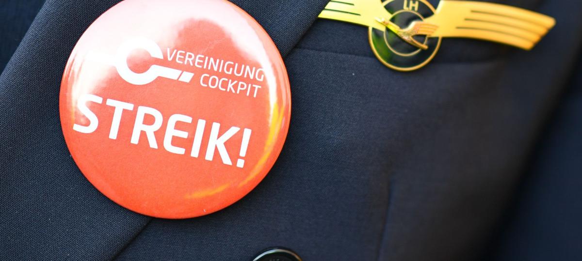 Cockpitpersonal der Lufthansa streikt am Montag und Dienstag