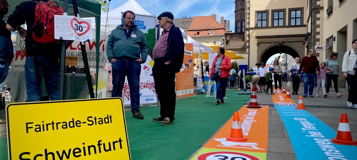 Schweinfurt startet in die Zukunftswoche Mainfranken: Das war auf dem Marktplatz geboten