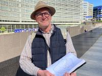 Greeter Sean O'Sullivan hat für alle, die im alten Zentrum von Brüssel unterwegs sein wollen, einen groben Plan, was er ihnen zeigen könnte.