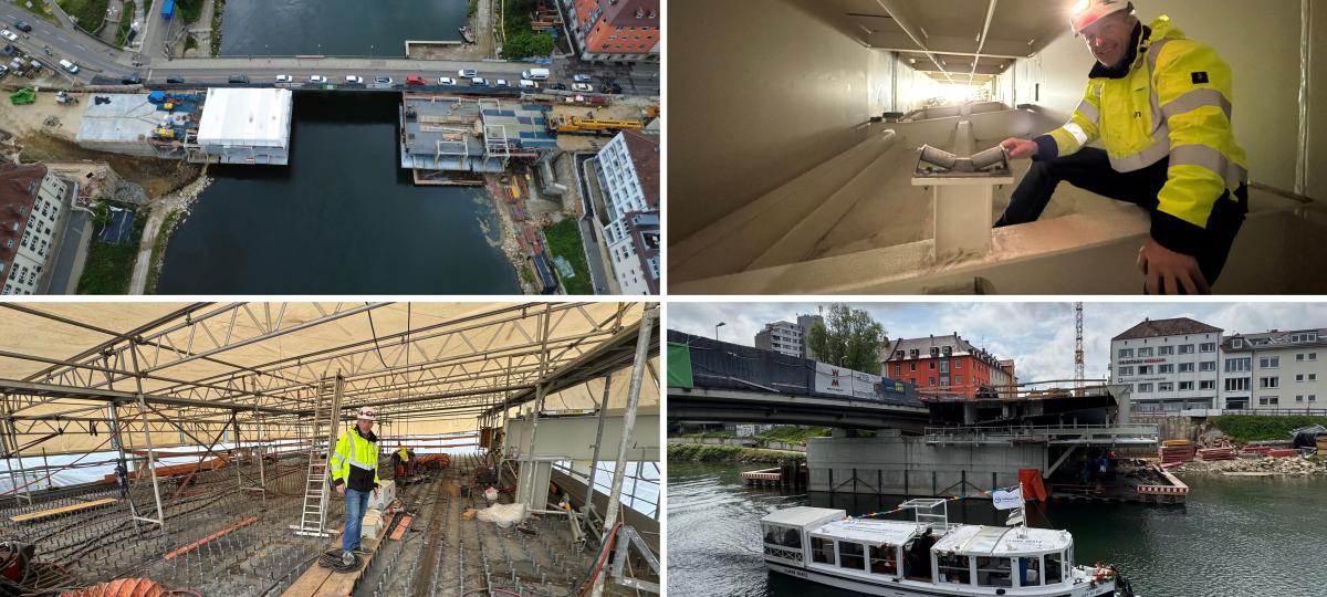 Baustellen-Rundgang vor der Hochzeit: So sieht die neue Gänstorbrücke von innen aus