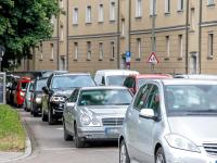 An der Holzbachstraße stehen gerade abends die Autofahrer im Dauerstau.