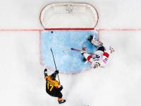 Alexander Karachun brachte die deutsche Eishockey-Nationalmannschaft zum Vorrunden-Abschluss in Führung.