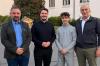 Michael Eder, Philipp Landherr, Noah Münzner und Reinhard Gürtner (von links).