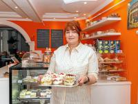 Luminita Gheorghiu war Pasticcera in Rom. Jetzt hat sie das Café Cuor di Luisa eröffnet.