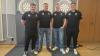 Beim SC Eurasburg gibt es eine neue Darts-Abteilung. Abteilungsleiter Florian Mirthes, Sportwart Sebastian Meßner, Schatzmeister Kilian Grau und der zweite Abteilungsleiter Tobias Thoma (von links) freuen sich.
