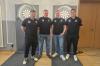 Beim SC Eurasburg gibt es eine neue Darts-Abteilung. Abteilungsleiter Florian Mirthes, Sportwart Sebastian Meßner, Schatzmeister Kilian Grau und der zweite Abteilungsleiter Tobias Thoma (von links) freuen sich.