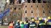 Brand eines historischen Hauses in der Karolinenstraße: Auch hier war das THW im Einsatz.