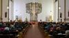 Das Altar-Mosaik und die Heiligenfiguren werden im Neubau keinen Platz mehr finden.