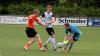 Der TSV Meitingen um Top-Torschütze Michael Meir (Mitte, TSV), verspielte im Saisonendspurt die Chance auf den Aufstieg.