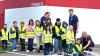 Die neu gegründete Kellmünzer Kinderfeuerwehr entwickelt sich bestens: Das Betreuerteam mit Linda Salzbrunn, Marcel Fuhrmmann und Romy Fuhrmann (von rechts) bei einer Übungseinheit, die sichtlich Spaß gemacht hat.