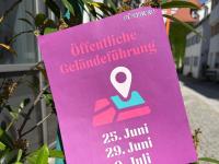 Vor Ort die Zukunft entdecken: Bei den öffentlichen Führungen erhalten Interessierte Einblicke in das zukünftige Gelände der Landesgartenschau Günzburg 2029.