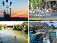 Am Wasser, im Park, auf der Brücke: Hier kann man in Augsburg schöne Abende im Frühsommer und Sommer erleben.