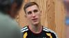 Nico Schlotterbeck spricht im DFB-Quartier.