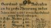 Inflation ist aktueller denn je, ist aber kein neues Phänomen. Das zeigt unter anderem diese Teuerungstafel aus dem Jahr 1817 aus Friedberg.