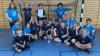 Siegerklasse des Kastenhandballturniers aus der Grundschule Rehling mit ihrer Lehrerin Vanessa Braun