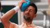 Djokovic hat mit der Hitze zu kämpfen.