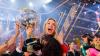 Anna-Carina Woitschack freut sich im Finale der RTL-Tanzshow „Let's Dance“ im Coloneum über den Sieg.