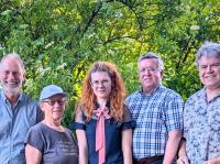 Der neue Kreisvorstand der Grünen: (von links ) Ralph Schneider, Madlen Federlin, Annika Thöle, Michael Feucht, Peter Holzner.