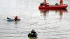 Kräfte von THW und Wasserwacht haben bei Elchingen ein Autowrack aus der Donau geborgen. 