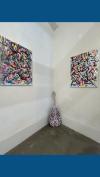 44 Werke sind in der Mitgliederausstellung 2026 des Kunstvereins im San-Depot in Aichach zu sehen. Darunter Bilder in verschiedensten Techniken sowie Fotografien und Skulpturen.
