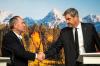 Hand drauf: Hubert Aiwanger (links) und Markus Söder haben die sogenannte „Bayern-Koalition“ gebildet. Eine Idee auch für die Bundespolitik?