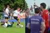 Der TSV Zusmarshausen (in weiß) gewann am ersten Spieltag gegen Horgau und hatte eine sorgenfreie Saison, während Dinkelscherben sich erst in der Verlängerung rettete.