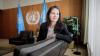 Annalena Baerbock, Präsidentin der Generalversammlung der Vereinten Nationen und ehemalige Außenministerin, aufgenommen in ihrem Büro in der UN bei einem Interview mit der dpa Deutsche Presse-Agentur.