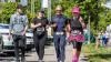 Teilnehmende beim Lauf