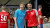 Steinheims Trainer Florian Kempter (links) möchte mit seinem Team an Fronleichnam den Aufstieg in die Kreisklasse schaffen. Kollege Stefan Saule (rechts) von der SG Mödingen/Finningen hat dieses Ziel schon erreicht. ßball A Klasse WE IV
